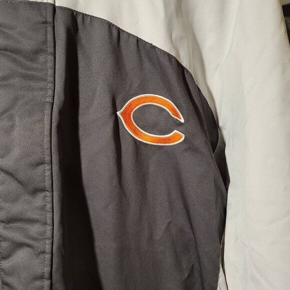 NWOT Chicago Bears Reebok NFL Team Apparel Mid Weight Full Zip Jacket 2XL Vintag - Picture 4 of 5